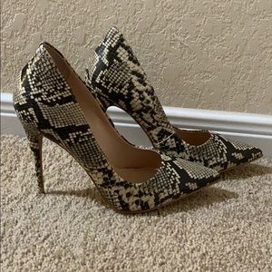 Snake Skin Heels
